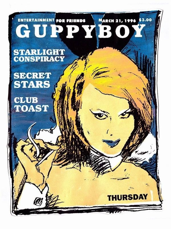 Thursday, April 17, 2014 #guppyboy #silkscreen #poster