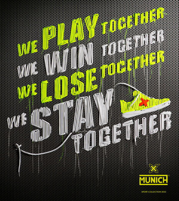 Artwork for MUNICH sports 2013 #cover #munich #typography