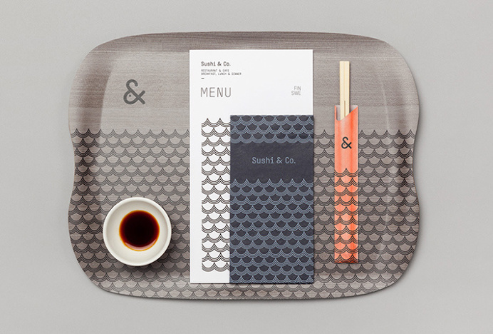 Sushi & Co. by Bond #graphic design #menus #print