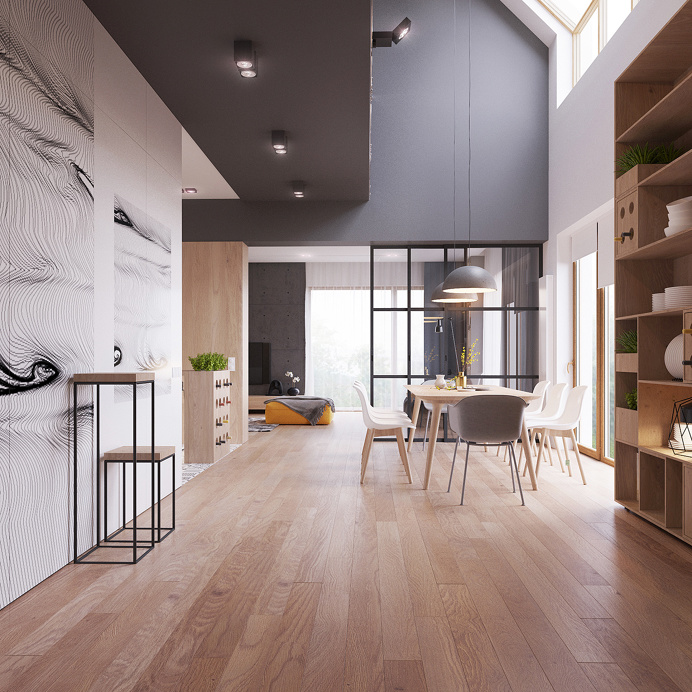Minimal scandinavian house Kolodishchi