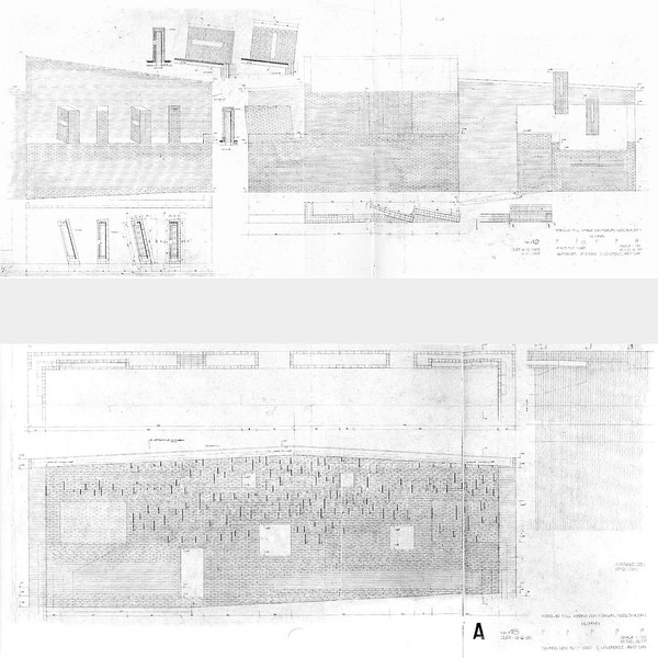 st. peter (construction details) . klippan . sigurd lewerentz . 1962 65 #brick #lewerentz #sigurd #technical #drawing