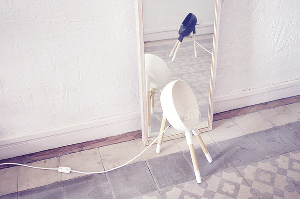 Beabop Lamp - Sergio Guijarro | Ceramic, brass and wood. #lamp #beabop #sergio #ceramics #design #wood #bebop #brass #art #guijarro #light