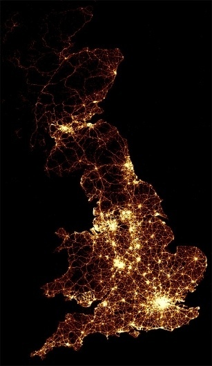 Mapping Every Accident on the Roads of Great Britain - information aesthetics #infographic #accident #road