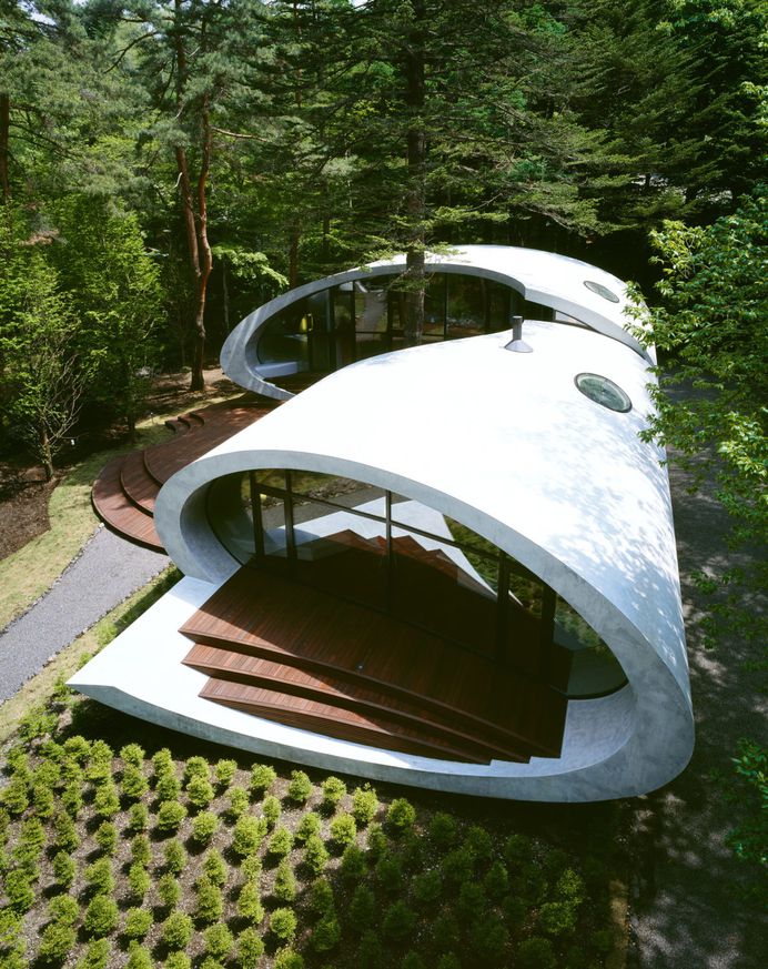 Shell House | Futuristic Forest Home by Artechnic