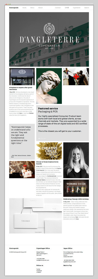 Kontrapunkt #website #layout #design #web
