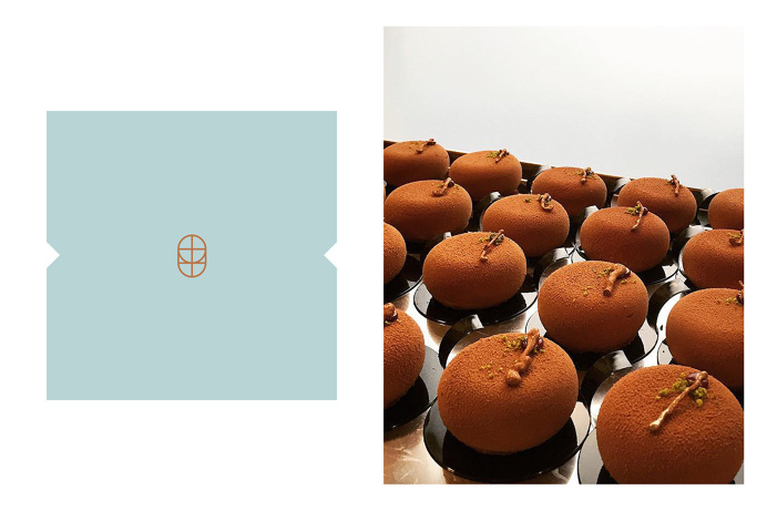 odette branding patisserie warsaw poland beautiful minimal corporate design copper foil macarons best design inspiration designblog www.mind