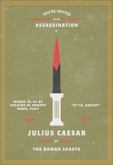Invitation To An Assassination #assassination #julius #caesar #invitation
