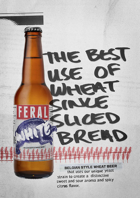 Feral White Ad #campaign #beer