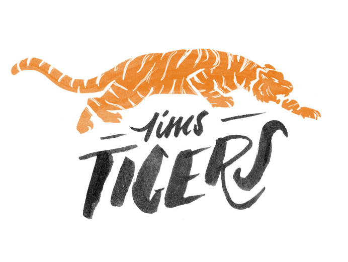 team logos! #handtype #typography #sketch # illustration # doodle #tiger