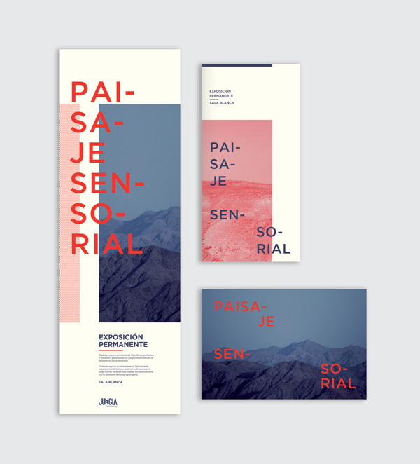 Paisaje sensorial | Exhibition on Behance #branding #modern #alignment #clean #booklet