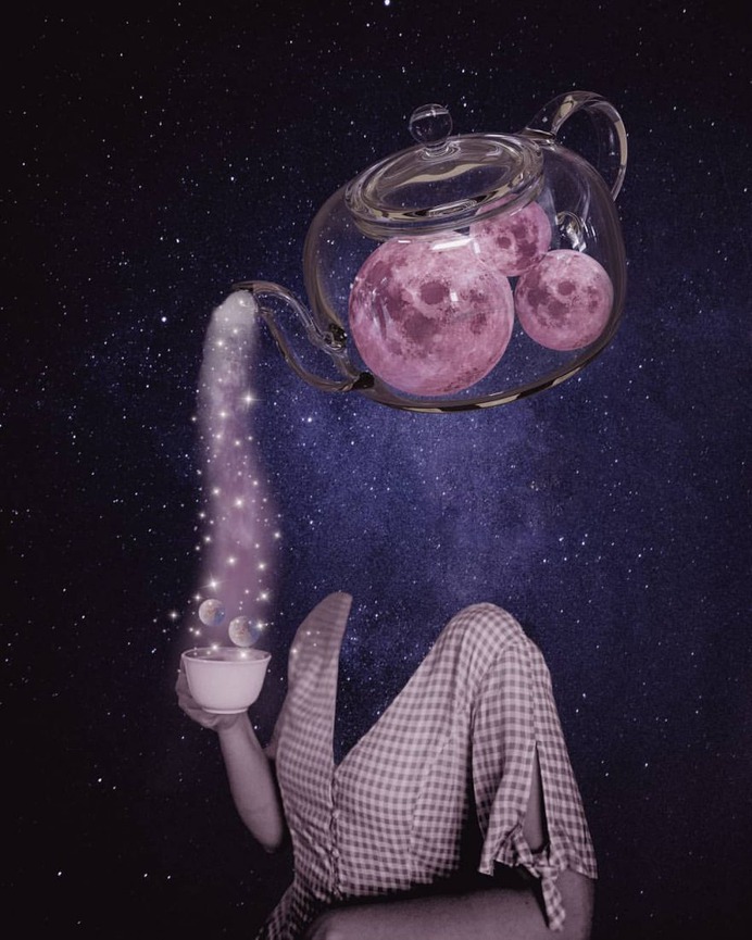 Digital Photo Collages of Dreamlike Scenes by Kamila Lenarcik