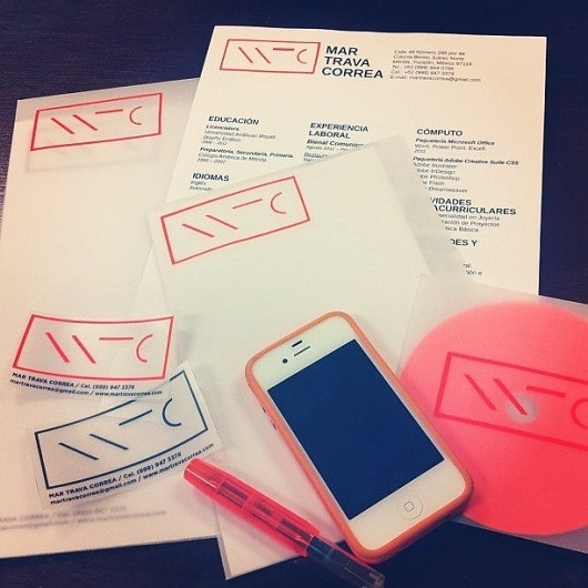 Mar Trava Correa #trava #brand #mar #identity