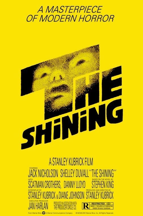 The Shining, Stanley Kubrick, Saul Bass #movie #poster #film