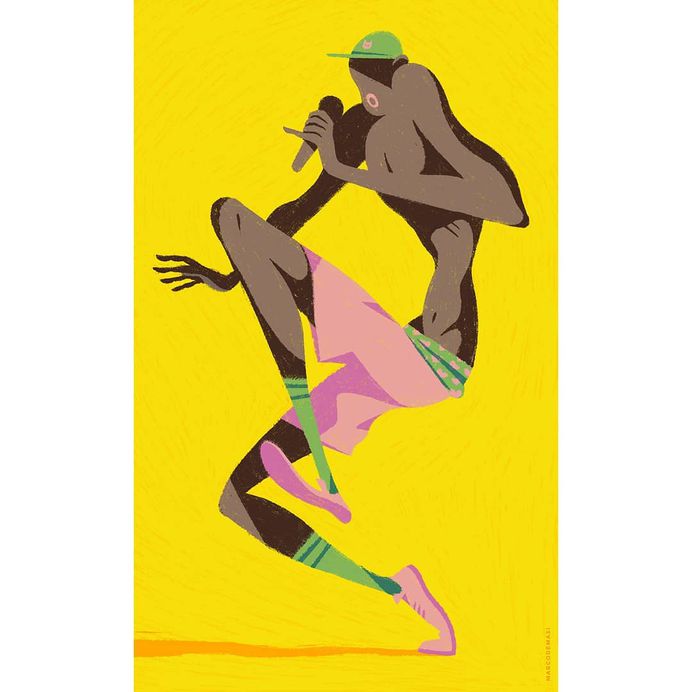 🖍️ Illustrator auf Instagram: „I've been to the @primavera_sound to see @feliciathegoat #tylerthecreator #tyler #creativity #insipiration #artist #visualart #artwork…“