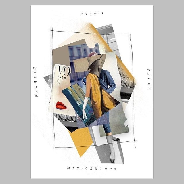 a mid-century of color / new collage 🎈🎈 #art#collage#design#poster#illustration#color#designer#artist#istanbul#aiga#itsnicethat#new#pr