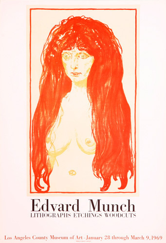 Edvard Munch - Lithograph, etching, woodcut from kingandmcgaw.com #Poster #Print #Art #Printing #Lithograph #Picasso #Dove #Drawing #Mourlot