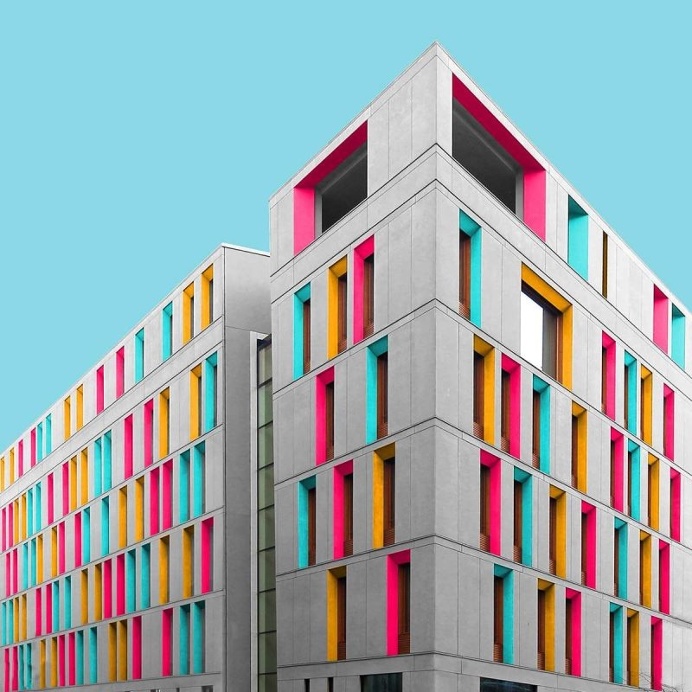 Paul Eis Reimagines German Architecture By Adding Some Colour Himself