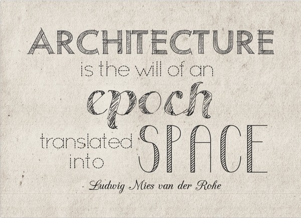 made this for a birthday present. #type #architecture #quotes