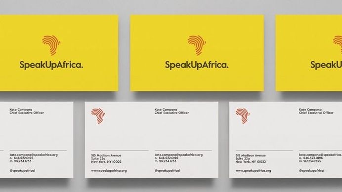 SpeakUpAfrica — Dia #card #identity #typography