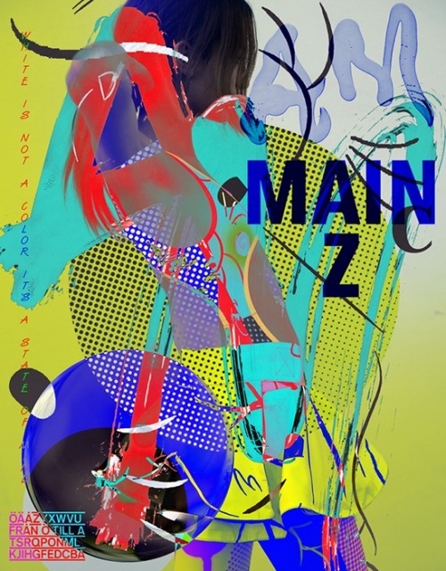 Am Mainz 2 — Martin Falck #design #graphic #collage #chaos #typography