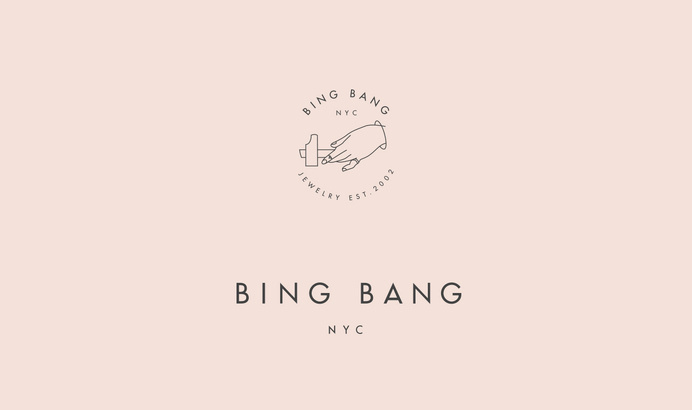 Bing Bang nyc Jewelry branding