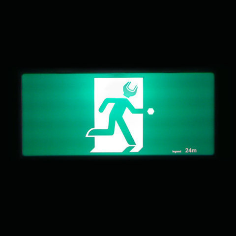 Exit sign.jpg #sign #exit #isotope