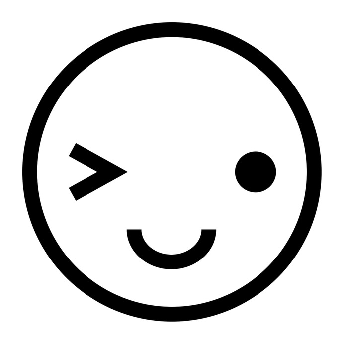 See more icon inspiration related to wink, emotions, faces, head, emoticons, gestures and interface on Flaticon.