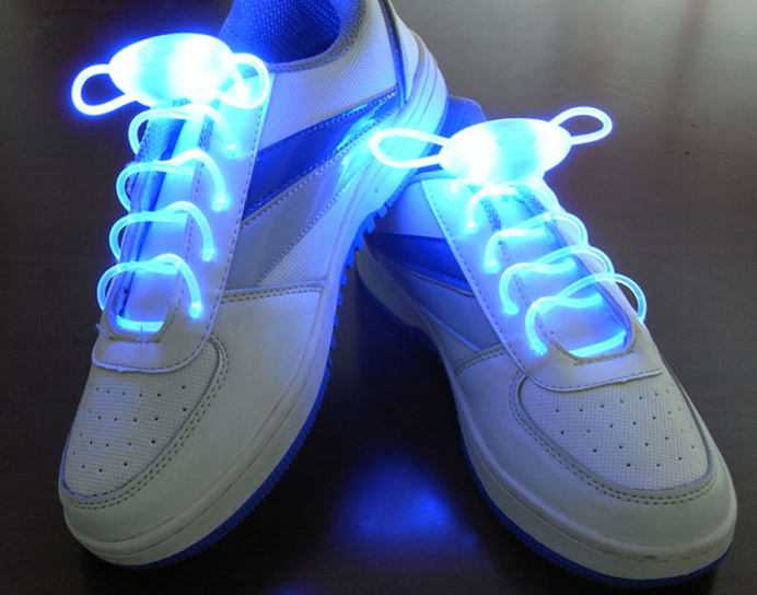 Blue Flammi LED Shoelaces Light Up Shoe Laces
