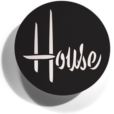 House Industries logo with shadow