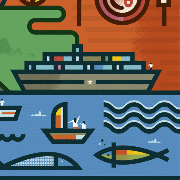 Montevideo on Behance #illustration