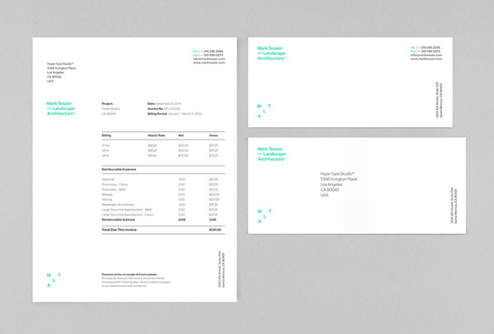 MTLA by Mash Creative and Hype Type #stationery #branding