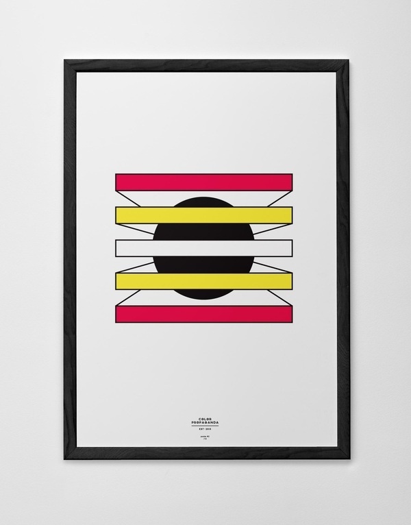 Color Propaganda Poster Marco Oggian #mark #rochure #monogram #poster #logo