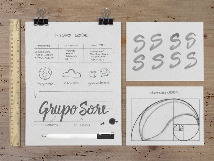 Designed a young brand for GROUP SORE that depicts strength and confidence as well as its commitment to the environment. #agency #design #graphic