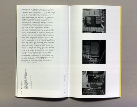 «Noir Complex: City, Story, Destruction & Death» (2010) by HIT (Lina Grumm & Annette Lux) #from #designers #uk #london #design #hit #book #annette #the #minimal #grumm #lina #lux #typography