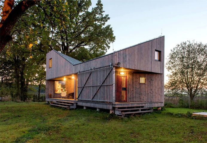 Modernistic Wooden House Zilvar - #architecture, #house, #home, home, architecture