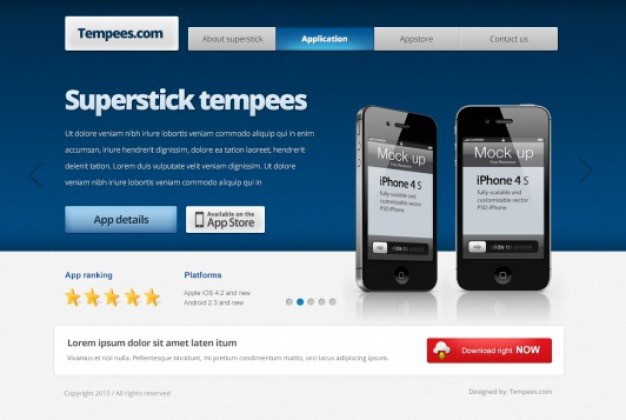 Ecommerce landing page template in blue Free Psd. See more inspiration related to Mockup, Menu, Template, Blue, Landing page, Ecommerce, Psd, Page, Horizontal and Landing on Freepik.