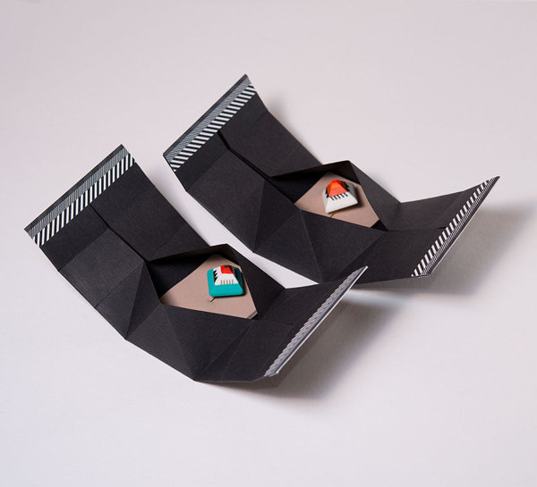 30 Geometric Boobs Pins #pattern #packaging #shapes #geometric #object #3d