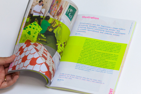 Art Center Viewbook 2013 14 Right Brain Left Brain #admissions #smyth #sewn #center #catalog #eliana #dominguez #book #simon #andrea #li #art #winnie #carrillo #view #johnston