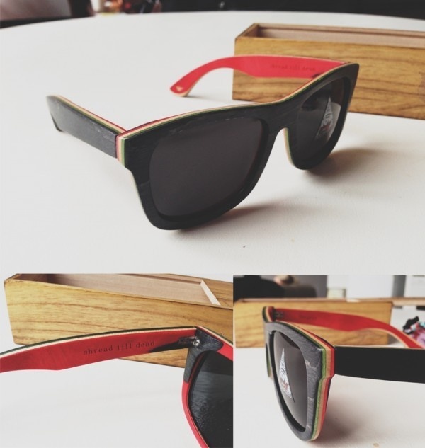 2 proof eyewear skateboard deck glasses wooden vintage style review 600x633 photo #glasses #skateboard #wooden #eyewear #shades