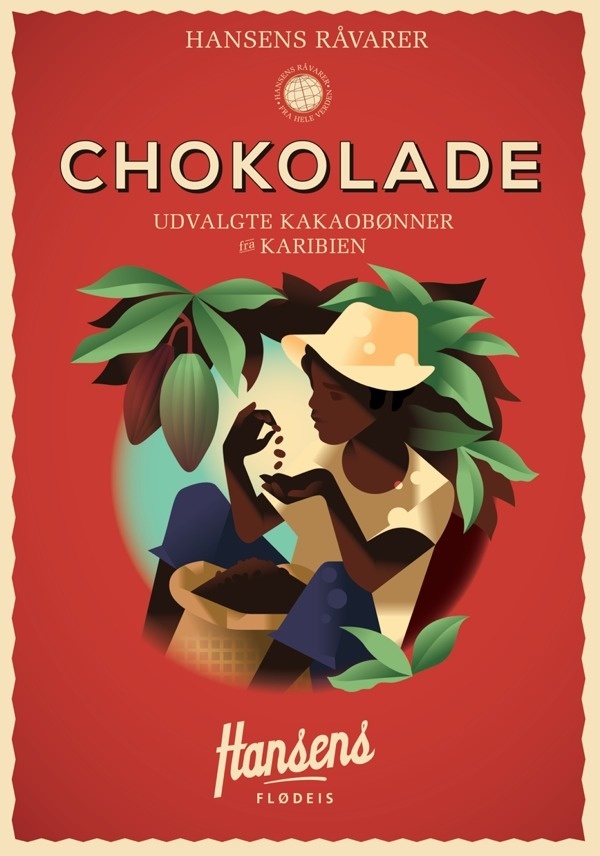 Hansens Posters 2013 #hansens #berg #chocolate #mads #illustration