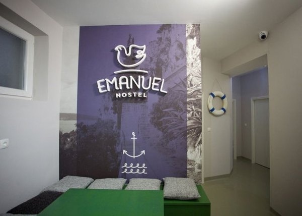 Emanuel Hostel by Lana Vitas Gruic #interior #design #graphic #architecture #type #typography