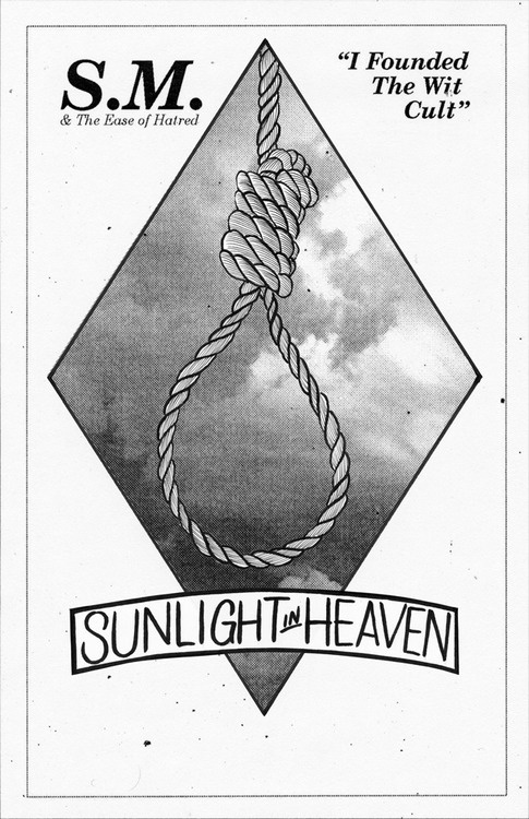 S.M. and The Ease of Hatred by The Chew #sm #band #illustration #noose #okay #poster #art #music #drawing #typography