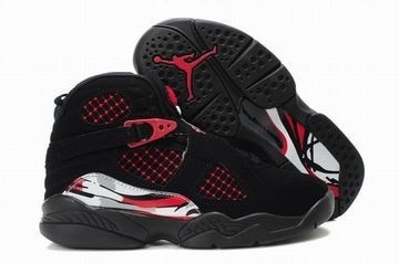 nike retro black red kid jordan viii footwear #shoes