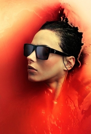 Fredrik Ã–dman Photography's Photos - TRIWA #red #water #woman #girl #fredrik #sunglasses #odman #photography