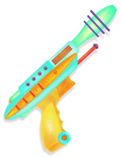 ANONYMOUS MAG #typography #raygun #destroyer #illustration #neon
