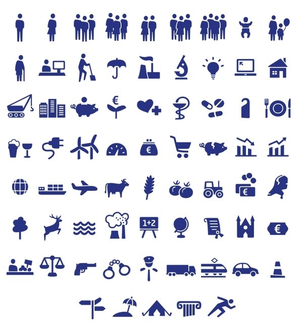 Sample of CBS icons #icon #symbol #pictogram