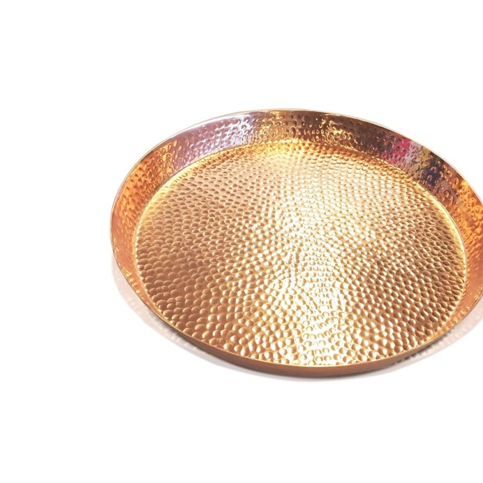 Copper Grande Event Bubbled Tray 47cm