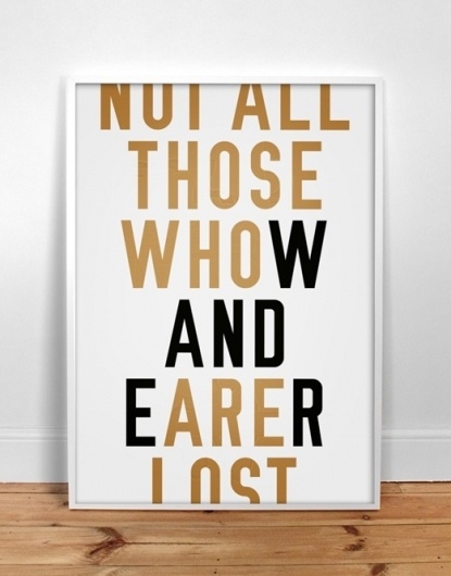 Wander – Screen Print - 24exp #screen #print #poster #typography