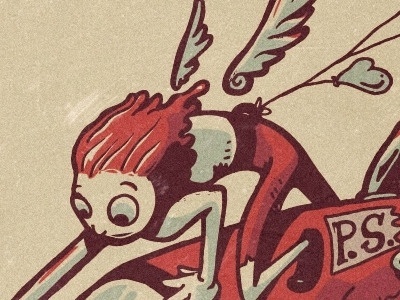 Dribbble - Cupid: The Victim's Interlude by Joonbug #illustration #cupid