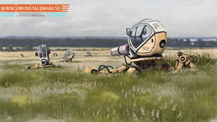 Simon Stålenhag Art Gallery #painting #art